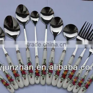 Ceramic Handle Cutlery Made by Junzhan Factory Directly thumbnail-1