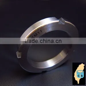 Standard Size Stainless Steel Slotted Round Nut Nut and Bolt thumbnail-1