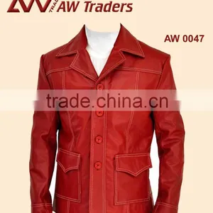 Stylish Leather Fashion Coat, Leather Coat , Stylish Coat thumbnail-1