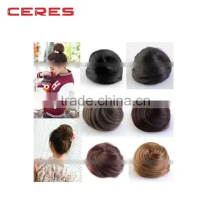 Cheap Fashion Synthetic Hair Bun Accessories Chignon Hair Pieces Bun, Clip Hair Bun Pieces for Black Women thumbnail-2