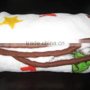 Promotion Print Polar Fleece Receiving Baby Blanket thumbnail-1