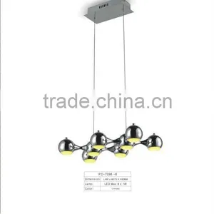 PD-7098-8 New Design Decorative Modern Led Pendant Lamp Fixture thumbnail-1