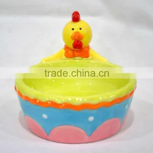 Ceramic Easter Chicken Bowl thumbnail-1