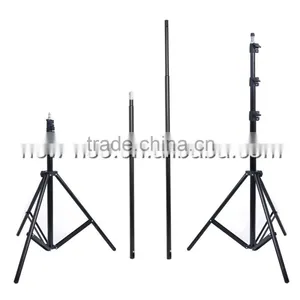 Photo Studio Lighting Kit Black White Green Backdrop Background Stand Set thumbnail-2