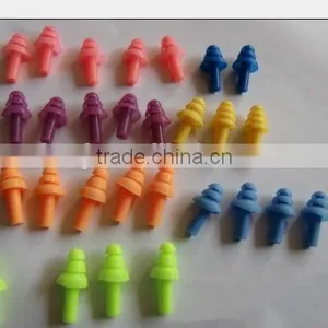 Colorful Proof Water Silicone Ear Plugs Swimming Silicone Ear Plug SNR 29) Ear Plugs With String thumbnail-1