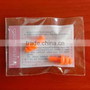 2016 3-layer TPR Ear Plugs (SNR:27db) Hearing Protection Mushroom TPR Earplugs With String thumbnail-4