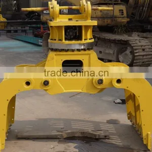 Excavator Rotating Grab, Excavator Rotatory Sorting Grapple thumbnail-2