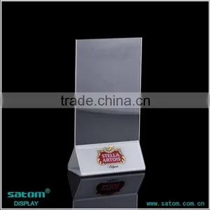 Get $300 Coupon Silk Screen Printing Logo Plastic Restaurant Menu Holder thumbnail-6