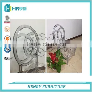 Popular Knock-down And Assembled Tiffany Catering Wedding Plastic Chiavari Clear Resin Phoenix Chair thumbnail-4