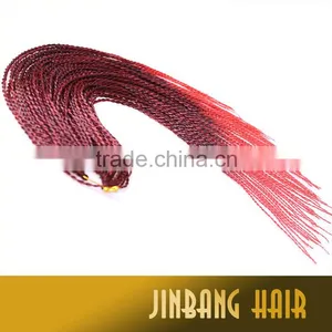 Afro Kinky Braids Synthetic Braiding Hair Senegalese Twist Hair Crochet Braid Hair Extensions thumbnail-2