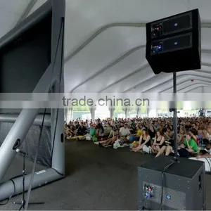 Curved Beam Tent Structure for Outdoor Film Festivals thumbnail-1