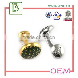 Personalised Handmade Metal Cufflinks for Wedding Gift thumbnail-1