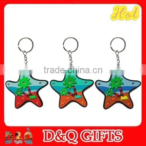 Embossed Logo Rectangle Shape Cheap Metal Souvenir Keychain thumbnail-4