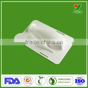 Eco-friendly Manufacturer Supply Pulp Cosmetic Packaging Tray thumbnail-5