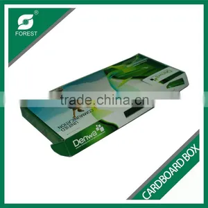 CUSTOM PRINTED CARDBOARD PACKING BOX FOR ELECTRONIC CONSUMABLES CORRUGATED FLAT FOLD CORRUGATED BOX WITH HANDLE thumbnail-2