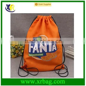 Custom Promotional Drawstring Backpack Bags With Logo thumbnail-1