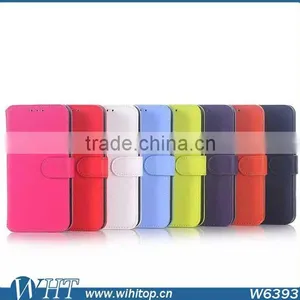 Korean Fashion Style Case Wallet Card Slot Case for Samsung Galaxy S6 , 6 Colors Optional thumbnail-2