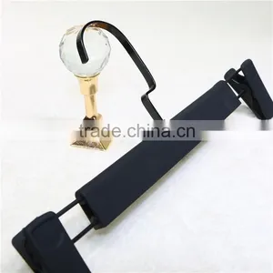 Rubber Coated Pant Hanger/electroplating Gold Trouser Rack thumbnail-2