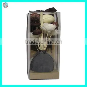 Potpourri Rose Flower Glass Bottle Reed Diffuser thumbnail-1