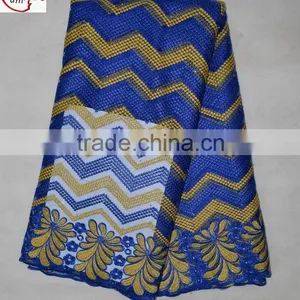 CL14-215 High Quality African French Net Lace Fabric, Tulle Lace Fabric Wholesale thumbnail-4