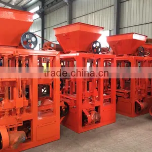 QT4-24 Concrete Block Making Mashine,cement Brick Making Machine for Sale thumbnail-4