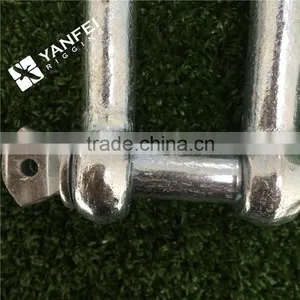 Chain D Type Shackle With Round Pin thumbnail-5