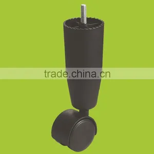 Hot Sale High Quality 50mm Plastic Thread Stem Bed Caster Wheels With Brake (FC5211A) thumbnail-1