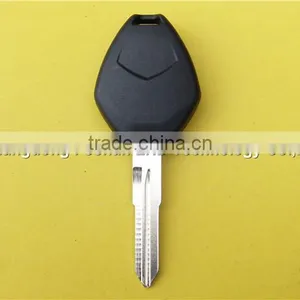 Blank Replacement 2 Buttons Uncut Right Groove Blade Remote Key Blank Mistubishi Car Key thumbnail-4