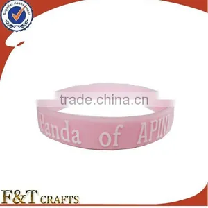 Wholesale Fashion Idol Custom Silicon Bracelet in Good Quality and Low Price thumbnail-1