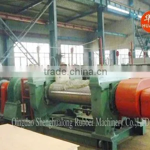 Two-Rolls Rubber Crushing Mill / Recycling Waste Tyre Machine thumbnail-1
