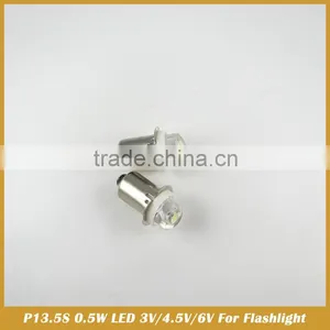 P13.5S 0.5W Dimming LED Replacement Bulb for Torch Flashlight thumbnail-2