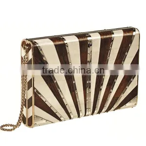 EV1118 Guangzhou Wholesale High Quality Box Evening Bag Metal Clutch Bag Quality Choice thumbnail-1