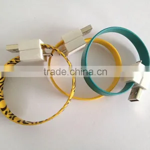 Best Selling Direct Factory at a Low Price Bracelet 2.0 Micro USB Data Cable for Mobile Phone thumbnail-4