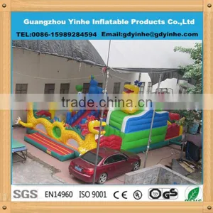 2014 New Design Inflatable Dragon Trampoline From China thumbnail-1
