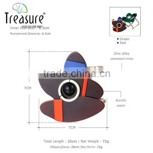 Fashion Jewelry Hot Selling High Quality Jewelry Gold Plated Open Cuff Bangle thumbnail-6