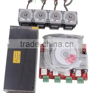 CNC Kit 4Axis Stepper Driver TB6560 +290OZ-IN 76MM Nema23 Motor for Router Quality Choice thumbnail-3