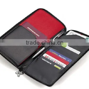 Fashion Travel Document Long Wallet Purse Organizer Faux Leather Passport Holder thumbnail-4