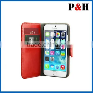 For IPhone 6 Leather Case, PU Leather Wallet Case for IPhone 6 thumbnail-1