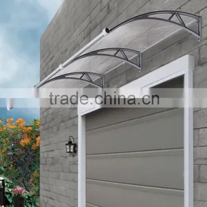 New Design Outdoor Polycarbonate Canopy 900x3000mm With Water Gutter thumbnail-1