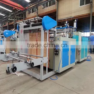CE Quality Double Servo Motors Automatic T-shirt Bag Making Machine Price thumbnail-2