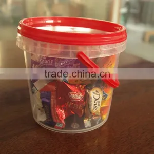 1 Liter Cookies Plastic Container /1 Liter Plastic Cookies Container thumbnail-1