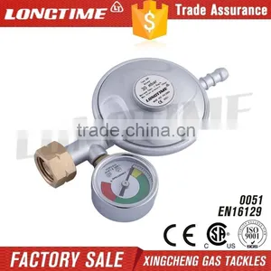 Home or Outdoor Use Propane Regulator With Gauge thumbnail-2