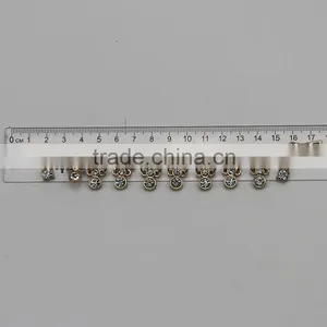 New Hot Sale Candy Color Alloy Garment Accessory Glass Chain thumbnail-4