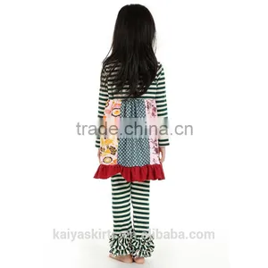 2016 Kaiya Skirt E-commerce Firm Fall Cotton Printed Flower Girls Specialty Baby Brand Clothing thumbnail-2