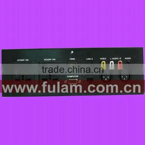 Aluminium Type USB+HDMI+AV+VGA+RJ45+RJ11+AC Power Wall Socket for Hotel thumbnail-1
