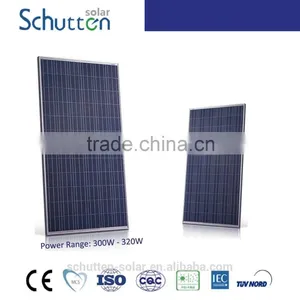 Four Bus-bar High Efficiency Polycrystalline Solar Panel Solar Module 315w thumbnail-1