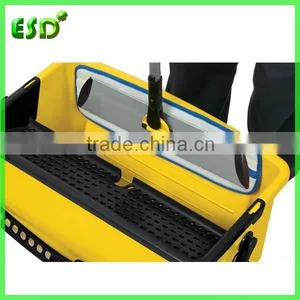 New Design 11GAL Plastic Mop Bucket With Wheels thumbnail-2
