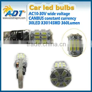 Wedge T10 Ba9s Canbus 3014SMD 360Lumen Led Car Bulb thumbnail-1