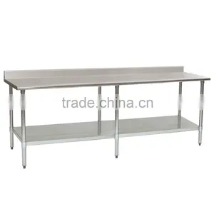NSF Approval Detechable Prep Stainless Steel Work Table for Commercial Kitchen or Restaurant thumbnail-4