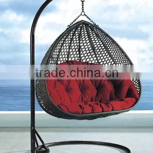 Bali Rattan Wicker Egg Chair thumbnail-6